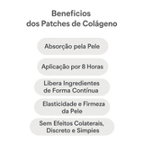 Patches de Colágeno – Elasticidade, Firmeza e Hidratação para Pele, Unhas e Articulações