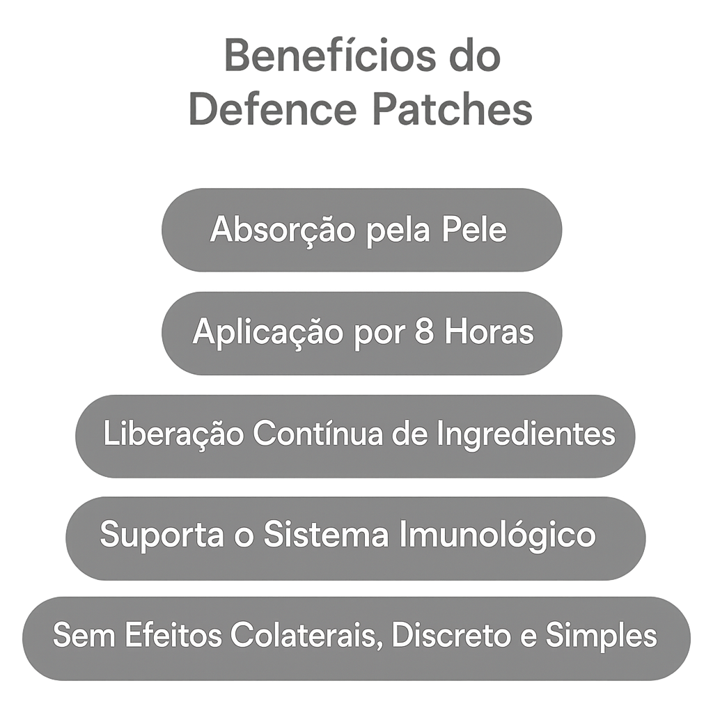 Patches Defence – Suporte Imunológico Natural com Vitaminas e Minerais Essenciais