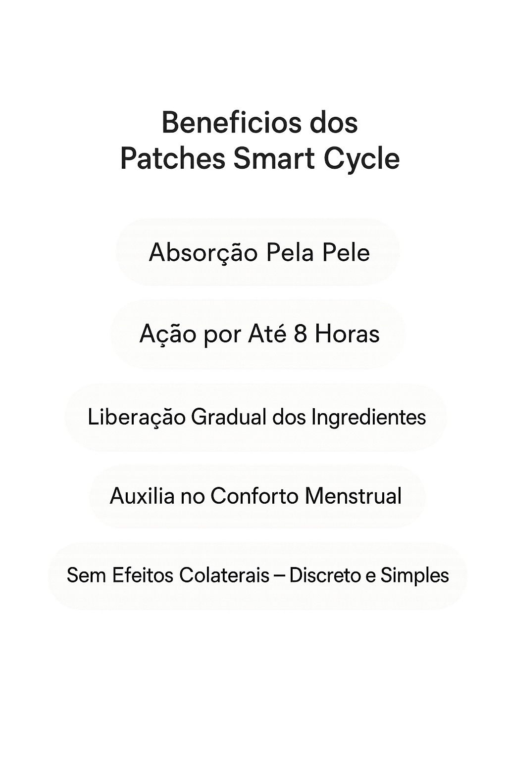 Patches para Cólica – Conforto Menstrual Natural com Liberação Gradual