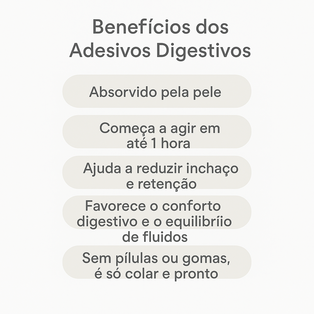 Unpuff Patches – Conforto Abdominal, Menos Inchaço e Digestão Leve