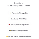 Patches para Sono Extra Strong – Relaxamento Profundo e Noites Restauradoras