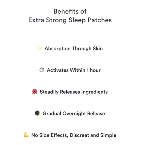 Patches para Sono Extra Strong – Relaxamento Profundo e Noites Restauradoras